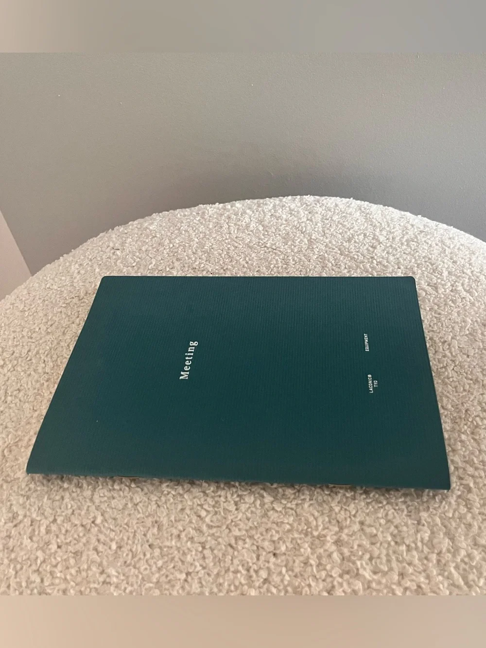 NWT🎉 LACONIC Navy Blue “Meeting” Agenda Planner Softcover